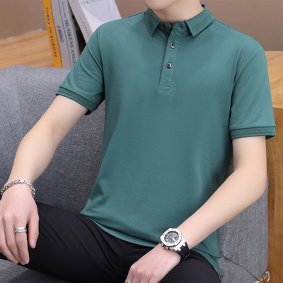 Active Stretch Dry Fit Horse Riding Tops Ribbed Lapel Men's Polo Shirt