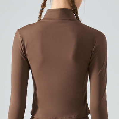 Warm Plush Equestrian Jacket Zipper Women Sweat-wicking Horse Riding Long Sleeve