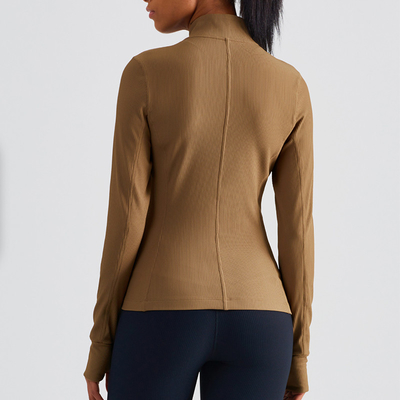 Four Way Stretch Top Quality Women Zipper Horse Riding Jacket Standing Collar