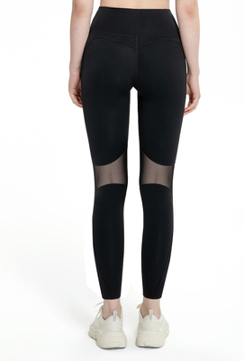 2XL Cool Feeling Mesh Fitness Leggings Women Elastic Hip Lifting Peach Yoga Pant