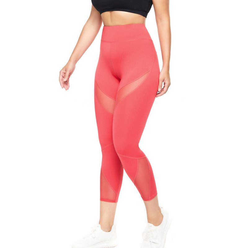 Nude Plus Size Peach Lift Leggings Elastic Polyester Women'S Workout Apparel